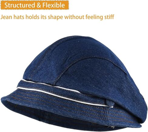 Denim Beret Hats for Women: Jeans Newsboy Hat for Women Stylish Artist Painter Visor Cabbie Cap in Kuwait