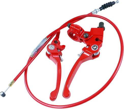 طقم كابل رافعة فرامل القابض القابل للطي لـ 50cc 70cc 110cc 125cc 140cc 150cc Apollo RFZ125 DB007 DBX15 X18 X19 Tao Tao DB17 DB27 Coolster M125 SSR Thumpstar الصينية حفرة الترابية دراجة نارية أسود in Saudi Arabia