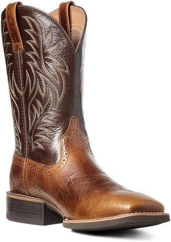 CHUUMEE Men's Fashion Round Toe Embroidered Western Cowboy Boots in Kuwait