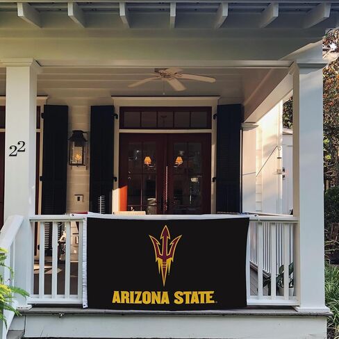 Desert Cactus Arizona State University Flag Sun Devils ASU Flags Banners 100% Polyester Indoor Outdoor 3x5 (Style 1) in Saudi Arabia