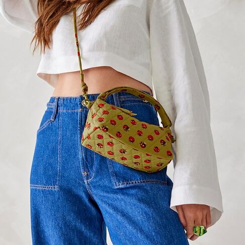 Vera Bradley Premium Cotton Roxbury Crescent Crossbody in Saudi Arabia