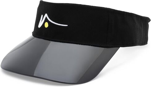 Visto Sports Visor مع حافة شفافة-حماية من أشعة الشمس فوق الأشعة فوق البنفسجية-100 ٪ من القطن Chino-حزام فيلكرو قابل للتعديل in Kuwait