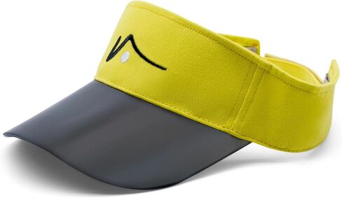 Visto Sports Visor مع حافة شفافة-حماية من أشعة الشمس فوق الأشعة فوق البنفسجية-100 ٪ من القطن Chino-حزام فيلكرو قابل للتعديل in Kuwait