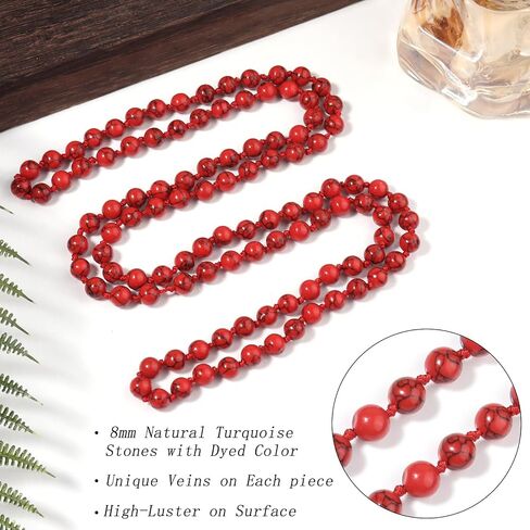 BALIBALI Beaded Necklace Hand Knotted for Woman in Saudi Arabia