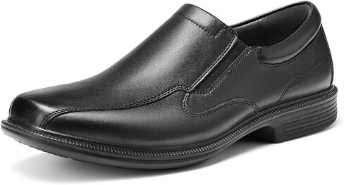 Heez Mens متسكعون ، أحذية فستان Oxford من جلد Oxford للرجال ، أحذية أعمال رسمية غير رسمية in Kuwait