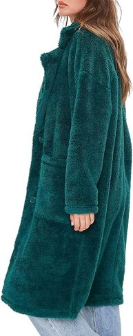Forever 21 Women's Faux Fur Coat Teddy Coat in Kuwait