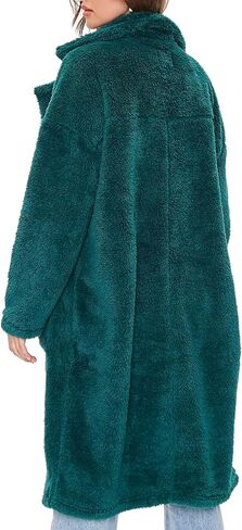 Forever 21 Women's Faux Fur Coat Teddy Coat in Kuwait