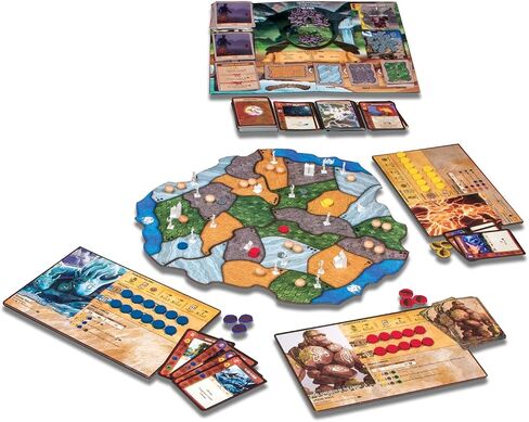 Greater Than Games: Spirit Island: Premium Token Pack, Set of 218 Custom Wooden Silkscreen Tokens, Requires Full Game for Play, for Ages 14 and up in Kuwait