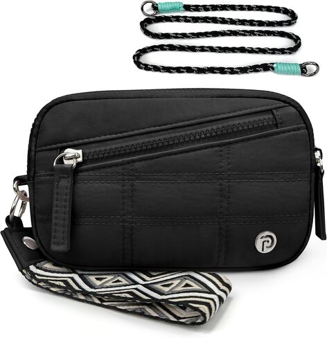 Wristlet Clutch Wallet Purse for Women, RFID Blocking,Credit Card Holder Phone Organizer for Travel or work in Kuwait