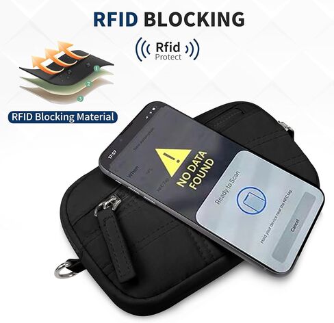 Wristlet Clutch Wallet Purse for Women, RFID Blocking,Credit Card Holder Phone Organizer for Travel or work in Kuwait