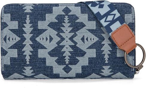 Wrangler Wallet Wristlet Aztec Clutch Long Long Pres Boho Presh Card Card Wallet in Kuwait