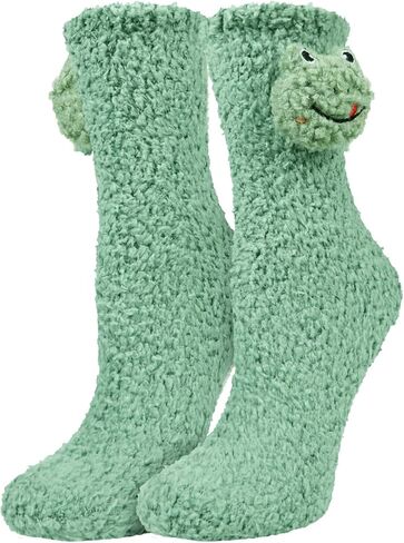 Benefeet Sox Womens Girls Fuzzy Socks Cute Animal Cozy Soft Socks Funny Comfy Fluffy Slipper Socks Thick Plush Sleeping Socks in Kuwait