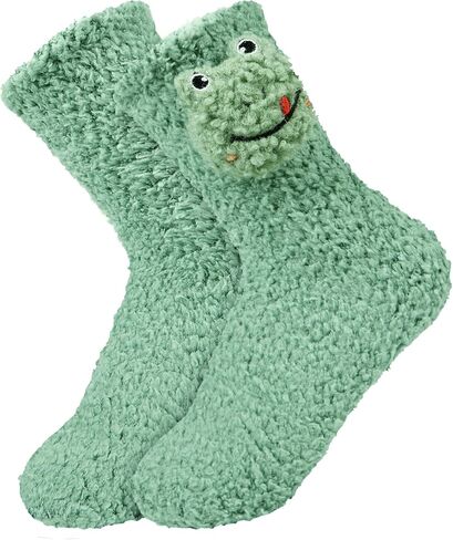 Benefeet Sox Womens Girls Fuzzy Socks Cute Animal Cozy Soft Socks Funny Comfy Fluffy Slipper Socks Thick Plush Sleeping Socks in Kuwait