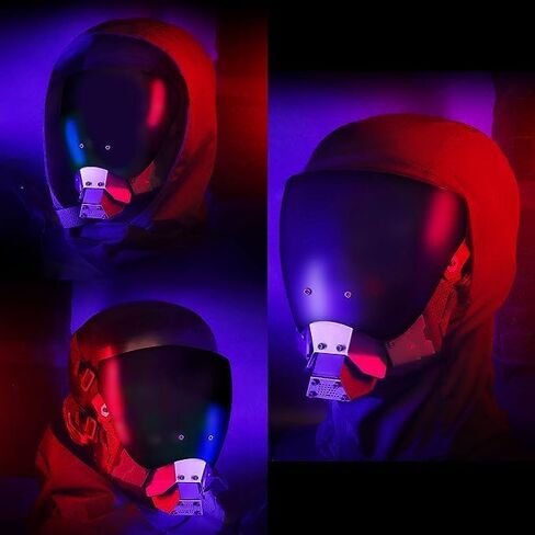 Cosplay Cyber ​​Punk Mask Rogue Cowl Hood Scarf Balaclava Punk Face Come Costume Techwear for Men Halloween Party in Kuwait