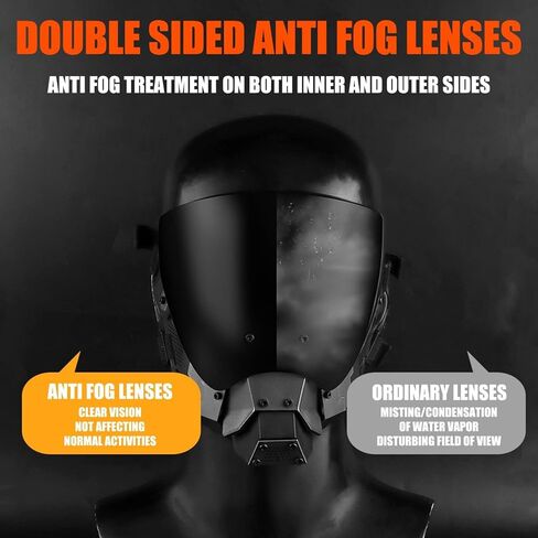 Cosplay Cyber ​​Punk Mask Rogue Cowl Hood Scarf Balaclava Punk Face Come Costume Techwear for Men Halloween Party in Kuwait