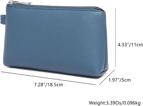 PU Leather Makeup Simple and Convenient Handbag Small Exquisite Storage Bag (Pu/Brussels Sprouts) in Saudi Arabia