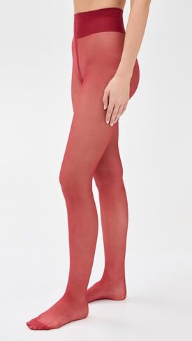 Wolford Individual 10 Denier Back Seam Tights for Women Ultra-Sheer Invisible Toe Reinforcement Soft Waistband with Logo in Saudi Arabia
