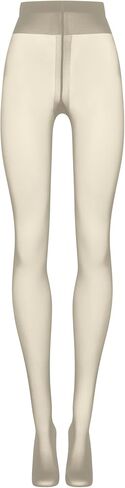 Wolford Serverse 10 Denier Back Seam لباس ضيق للنساء فائقة الإصبع غير المرئي خصر ناعم مع شعار in Kuwait