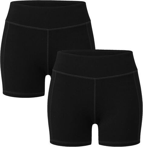 INNERSY Girls' Athletic Biker Shorts Size 8-16 Years Gymnastics Volleyball Dance Shorts in Saudi Arabia