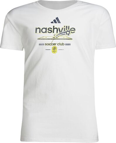 adidas Kids' Nashville SC Vintage World Pre-Game Short Sleeve T-Shirt in Saudi Arabia