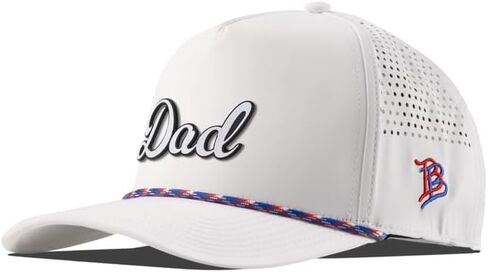 Branded Bills Dad Script 5 Panel Rope, Lightweight, Comfortable Baseball Cap in Kuwait
