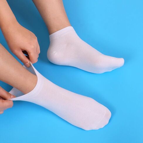 أطفال الجوارب الخيزران في الكاحل في Viscose Thin في السائبة الناعمة الأولاد الفتيات تمتد على الجوارب بالجملة 48 زوجًا in Kuwait