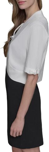 Karl Lagerfeld Paris Women's Cropped Short Sleeve Shrug in Saudi Arabia