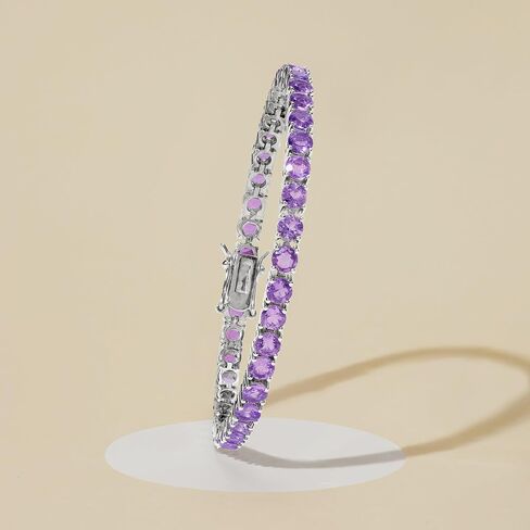 Ross-Simons Gemstone Tennis Bracelet in Sterling Silver in Saudi Arabia