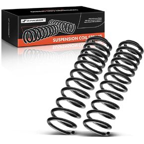 A-Premium 2Pcs Front Suspension Coil Spring Set Compatible with Jeep Grand Cherokee 1993-1998, Cherokee 1984-1996, Comanche 1986-1992, Wagoneer 1984-1987, Variable Rate, Driver and Passenger Side