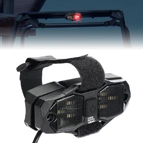 KEMIMOTO UTV Dome Light Vehicle Cab LED Light, White Bright Waterproof Solid Golf Cart Roll Cage Lighting, Compatible with RV Truck Tractor Polaris RZR Ranger Can Am Maverick X3 Defender