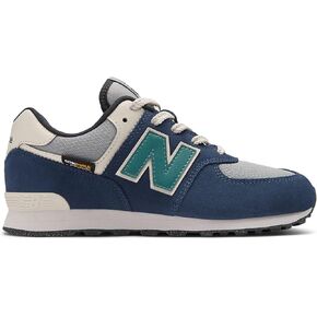 New Balance Kids 574 V1 70s Racing Lace-Up Sneaker ، NB Navy/Slate Gray ، 7 US US Usisex Big