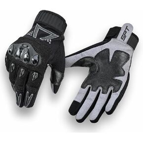 Motorcycle Gloves, Anti Slip with Good Grip, Cycling Gloves for Outdoors,Tactical Gloves for Men, Motorbike Gloves