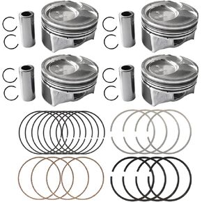 Engine Piston Ring Set +0.50mm (Oversize), 23041-2E210 Replacement Pistons & Piston Rings Compatible with Hyundai Tucson ELANTRA/with Kia SOUL FORTE 2.0L 2014-2019