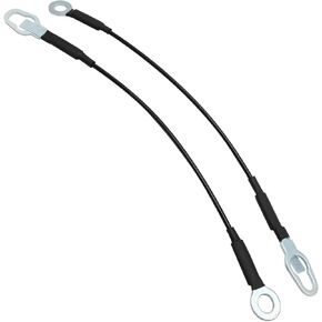 F7TZ-9943052-A Pair Rear Tailgate Cables, Replacement for Ford F Series 100 150 250 350 Pickup Truck 1987-1997, Replaces F7TZ-9943053-A, F5TZ9943052AA, F5TZ9943053AA, E3TZ9943052B