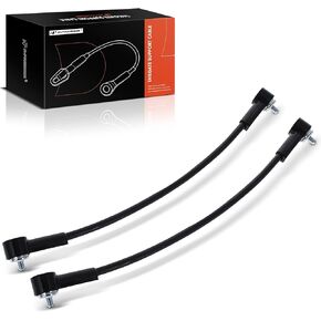 A-Premium Tailgate Support Cable Compatible with Toyota Land Cruiser 1998-2007 & Lexus LX470 1998-2007, 14.5 Inch, Rear Tailgate Driver and Passenger Side, 2-PC Set, Replace# 6570660021
