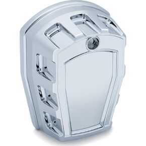 ملحق Kuryakyn 7474 لهجة الدراجات النارية: Crusher Maverick Horn Cover for 1995-2019 Harley-Davidson Motorcycles ، Chrome