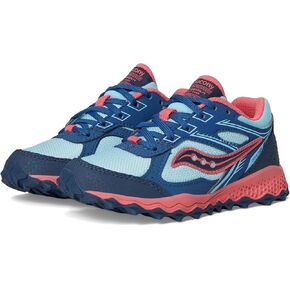 تماسك Saucony TR14 LTT Trail Running Shoe (Little Big Kid)