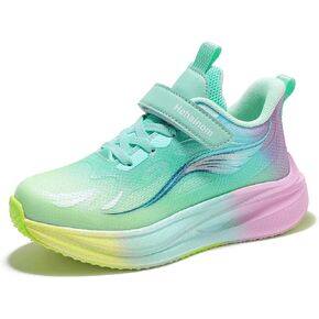 Hehainom Girls Kids Sneaker Boys Girls Running Tennis Shoes Parkle Lightweight Breatable Sport Athletic Girls Shoes