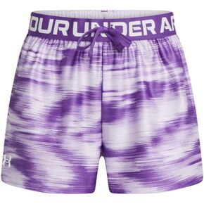 Under Armour Girls' Play Up Printed Shorts-Plus Size