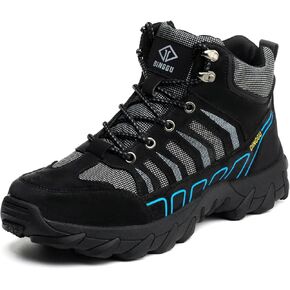 Steel Toe Work Boots for Men Safety Mens Work Boots Comfortable Slip Resistant Composite Toe Construction Shoes
