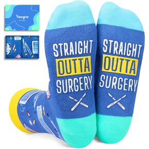 HAPPYPOP Get Well Soon Gifts for Women Men - After Surgery Socks