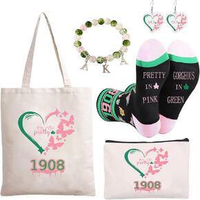 AKA Gifts for Women, Gift Set for AKA Lovers, Funny Presents With Novelty Socks, Ideal Gift for Sisters, College Lady