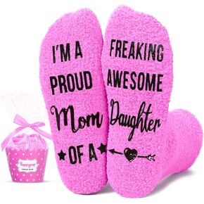 HAPPYPOP Gifts for Her Women - Mothers Day Socks, Gifts for Mom, Mother Mama Socks