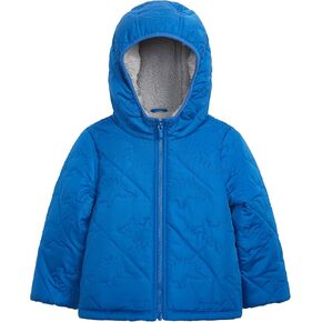 Carter's Boys' Novelty Quilted Heavyweight Hooded Puffer Jacket
