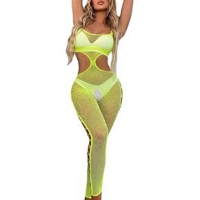 Women's Fishnet Bodystocking Hollow Out Jumpsuit Lingerie