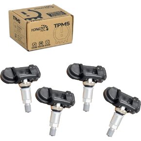 A0009050030 TPMS Sensor 433MHz Compatible with Mercedes Benz C250 CL550 AMG CLA250 CLK550 CLS550 ML350 E350 G500 SLK350 SL63 AMG SLS AMG Smart Fortwo Sprinter 4PCS Replace OE 0009057200