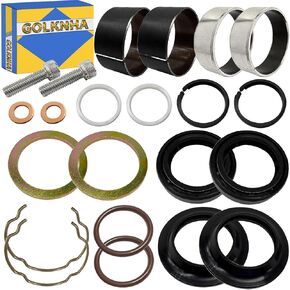 39mm Front Fork Bushing Dust Oil Seals Rebuild Kit For Dyna Forty Eight Sportster Iron 883 1200 XL883 XL1200 1990-2013 FXD Dyna 1990-2013 OEM#495607