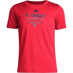 Adidas Kids 'FC Dallas Vintage World Pre-Game Short Sleeve T-Shirt
