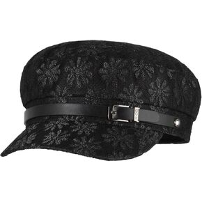 Women Summer Autumn Spring Thin Lace Newsboy Cap Visor Flat Top Painter Hat