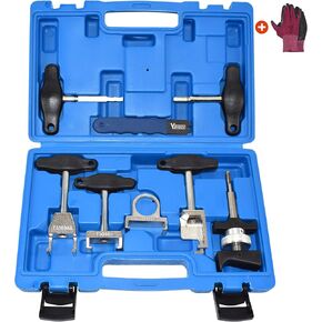 8 Pcs Ignition Coil Spark Plug Puller Kit 8 Pcs, Compatible with Audi VW 1.4 1.6 1.8 2.0 3.0 Engine, Replace T10094A T10166 T40039 T10095A T10530, with Carrying Case & Gloves